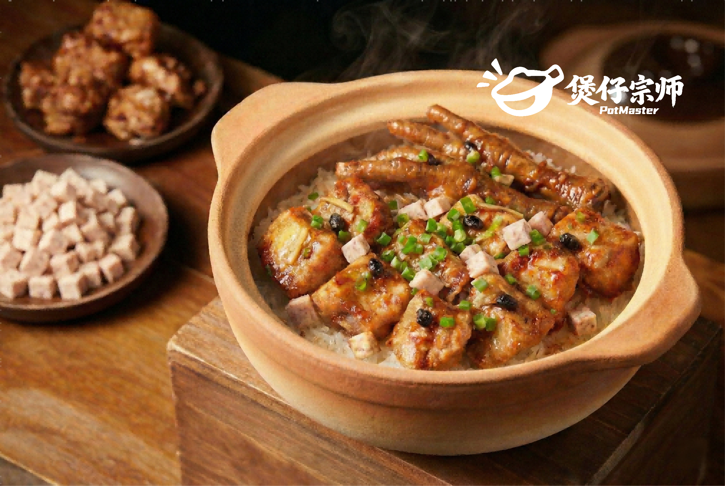 凤爪排骨煲仔饭