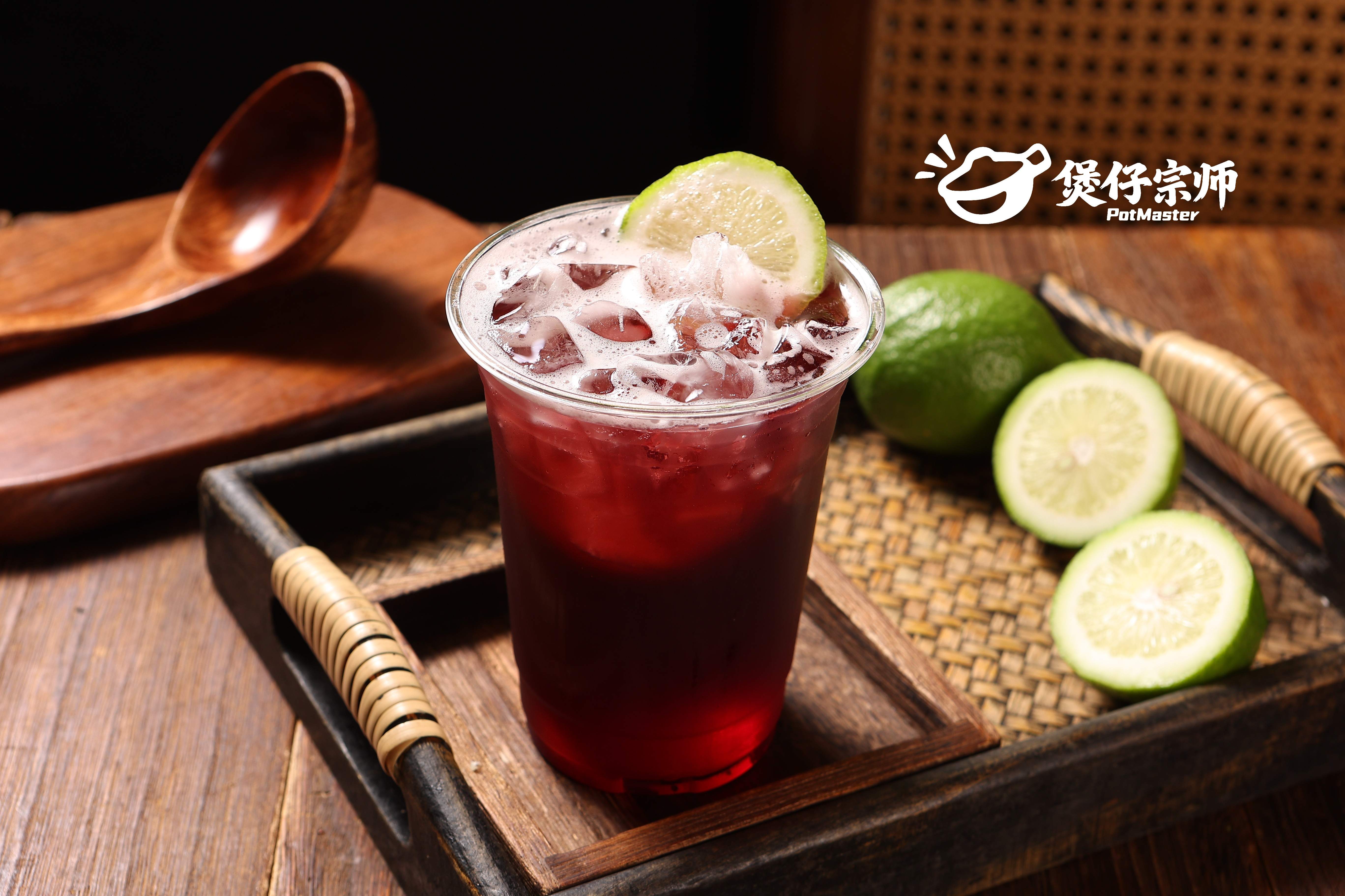 爆柠葡萄柠檬茶